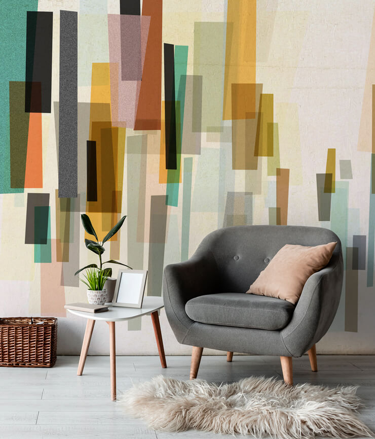 Modern accent wall